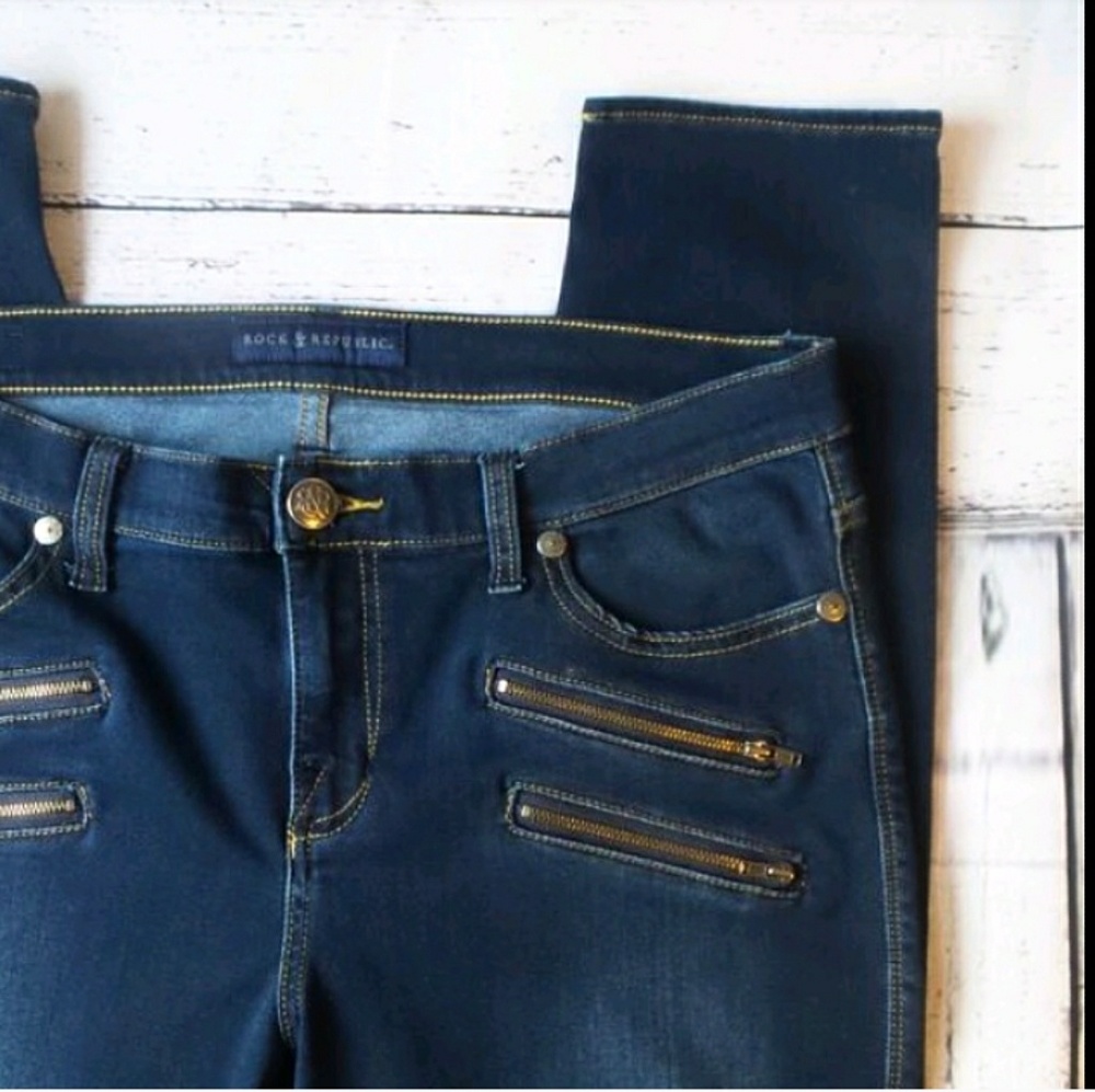 Rock & Republic Kasmiere 16 M Dark Skinny Jeans